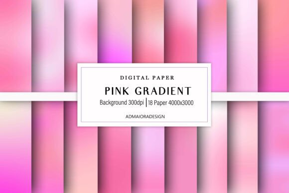 Download Pink Gradient Digital Paper - Gradient digital paper Collection