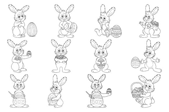 Download Easter Digital Stamp Set - Digital stamp Collection
