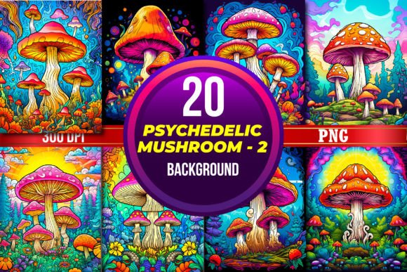 Download Mushroom Background for Cover Volume 2 - Mushroom background Collection
