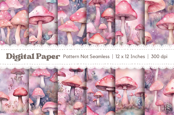 Download 13 Pink Fantasy Mushroom Background - Mushroom background Collection
