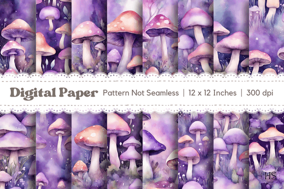 Download 16 Violet Fantasy Mushroom Background - Mushroom background Collection