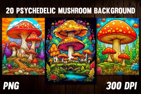 Download Psychedelic Mushroom Background 2 - Mushroom background Collection